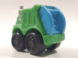 2009 Hasbro Tonka Lil Chuck & Friends Garbage Truck Green and Blue Plastic Toy Car Vehicle
