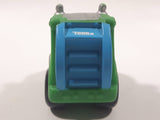 2009 Hasbro Tonka Lil Chuck & Friends Garbage Truck Green and Blue Plastic Toy Car Vehicle