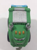 2009 Hasbro Tonka Lil Chuck & Friends Garbage Truck Green and Blue Plastic Toy Car Vehicle