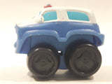 2009 Hasbro Tonka Lil Chuck & Friends Ambulance White and Blue Plastic Toy Car Vehicle