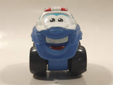 2009 Hasbro Tonka Lil Chuck & Friends Ambulance White and Blue Plastic Toy Car Vehicle