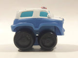 2009 Hasbro Tonka Lil Chuck & Friends Ambulance White and Blue Plastic Toy Car Vehicle