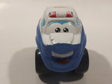 2009 Hasbro Tonka Lil Chuck & Friends Ambulance White and Blue Plastic Toy Car Vehicle