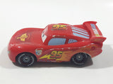 Mattel Disney Pixar Cars Lightning McQueen #95 Red Plastic Die Cast Toy Race Car Vehicle V3615