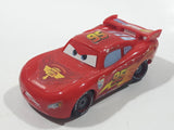 Mattel Disney Pixar Cars Lightning McQueen #95 Red Plastic Die Cast Toy Race Car Vehicle V3615