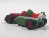 Disney Pixar Cars Francesco Beanoulli #1 Red Green White PVC Hard Rubber Toy Race Car Vehicle