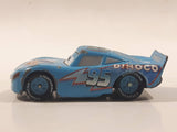 Disney Pixar Cars Lightning McQueen Dinoco #95 Blue Die Cast Toy Car Vehicle