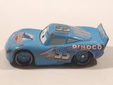 Disney Pixar Cars Lightning McQueen Dinoco #95 Blue Die Cast Toy Car Vehicle
