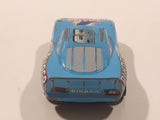 Disney Pixar Cars Lightning McQueen Dinoco #95 Blue Die Cast Toy Car Vehicle