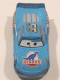 Disney Pixar Cars Lightning McQueen Dinoco #95 Blue Die Cast Toy Car Vehicle
