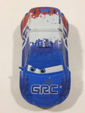 Disney Pixar Cars Raoul Caroule GRC France Blue White Red Die Cast Toy Car Vehicle - Missing Spoiler