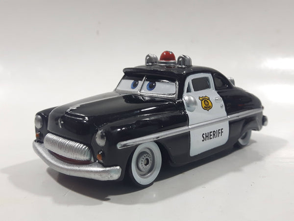 Disney Pixar Cars '49 Merc Police Sheriff Cop Car Black and White Die Cast Toy Car Vehicle