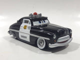 Disney Pixar Cars '49 Merc Police Sheriff Cop Car Black and White Die Cast Toy Car Vehicle