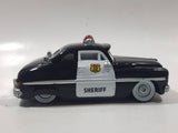 Disney Pixar Cars '49 Merc Police Sheriff Cop Car Black and White Die Cast Toy Car Vehicle