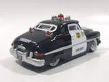 Disney Pixar Cars '49 Merc Police Sheriff Cop Car Black and White Die Cast Toy Car Vehicle