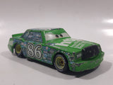 Disney Pixar Cars Chick Hicks HTB Hostile Takeover Bank #86 Green Die Cast Toy Car Vehicle