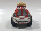 2000 Maisto Hasbro Tonka Lil Chuck & Friends Truck Red Grey and Yellow Die Cast Toy Car Vehicle