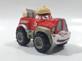 2000 Maisto Hasbro Tonka Lil Chuck & Friends Truck Red Grey and Yellow Die Cast Toy Car Vehicle