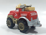 2000 Maisto Hasbro Tonka Lil Chuck & Friends Truck Red Grey and Yellow Die Cast Toy Car Vehicle