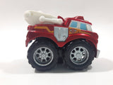 2011 Hasbro Tonka Lil Chuck & Friends Boomer Fire Truck Dark Red Die Cast Toy Car Vehicle