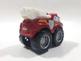 2011 Hasbro Tonka Lil Chuck & Friends Boomer Fire Truck Dark Red Die Cast Toy Car Vehicle
