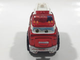 2011 Hasbro Tonka Lil Chuck & Friends Boomer Fire Truck Dark Red Die Cast Toy Car Vehicle