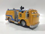 Disney Planes Fire & Rescue Pulaski Piston Peak Fire Department E-64 Yellow Fire Truck Plastic Die Cast Toy Car Vehicle