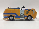 Disney Planes Fire & Rescue Pulaski Piston Peak Fire Department E-64 Yellow Fire Truck Plastic Die Cast Toy Car Vehicle