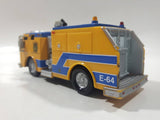 Disney Planes Fire & Rescue Pulaski Piston Peak Fire Department E-64 Yellow Fire Truck Plastic Die Cast Toy Car Vehicle
