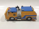 Disney Planes Fire & Rescue Pulaski Piston Peak Fire Department E-64 Yellow Fire Truck Plastic Die Cast Toy Car Vehicle