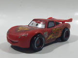 Disney Pixar Cars Lightning McQueen #95 Red Plastic Die Cast Toy Race Car Vehicle