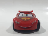Disney Pixar Cars Lightning McQueen #95 Red Plastic Die Cast Toy Race Car Vehicle