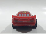 Disney Pixar Cars Lightning McQueen #95 Red Plastic Die Cast Toy Race Car Vehicle