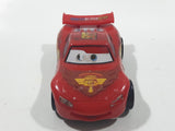 Disney Pixar Cars Lightning McQueen #95 Red Plastic Die Cast Toy Race Car Vehicle