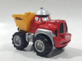 2000 Maisto Hasbro Tonka Lil Chuck & Friends Dump Truck Red and Yellow Die Cast Toy Car Vehicle