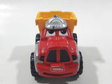 2000 Maisto Hasbro Tonka Lil Chuck & Friends Dump Truck Red and Yellow Die Cast Toy Car Vehicle