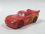 Disney Pixar Cars Lightning McQueen PVC Hard Rubber Toy Car Vehicle C-082B