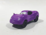 Disney Pixar Cars Purple Mini PVC Hard Rubber Toy Car Vehicle