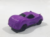 Disney Pixar Cars Purple Mini PVC Hard Rubber Toy Car Vehicle