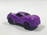 Disney Pixar Cars Purple Mini PVC Hard Rubber Toy Car Vehicle