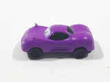Disney Pixar Cars Purple Mini PVC Hard Rubber Toy Car Vehicle