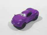 Disney Pixar Cars Purple Mini PVC Hard Rubber Toy Car Vehicle