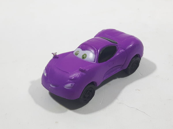 Disney Pixar Cars Purple Mini PVC Hard Rubber Toy Car Vehicle