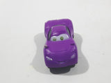 Disney Pixar Cars Purple Mini PVC Hard Rubber Toy Car Vehicle