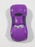 Disney Pixar Cars Purple Mini PVC Hard Rubber Toy Car Vehicle