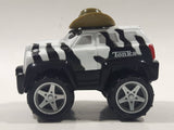 2000 Maisto Hasbro Tonka Lil Chuck & Friends Safari Truck Zebra White and Black Die Cast Toy Car Vehicle