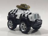 2000 Maisto Hasbro Tonka Lil Chuck & Friends Safari Truck Zebra White and Black Die Cast Toy Car Vehicle