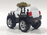 2000 Maisto Hasbro Tonka Lil Chuck & Friends Safari Truck Zebra White and Black Die Cast Toy Car Vehicle