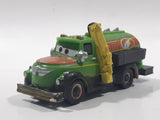 Disney Pixar Cars Vac Tanker Truck Green and Brown Plastic Die Cast Toy Car Vehicle