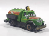 Disney Pixar Cars Vac Tanker Truck Green and Brown Plastic Die Cast Toy Car Vehicle